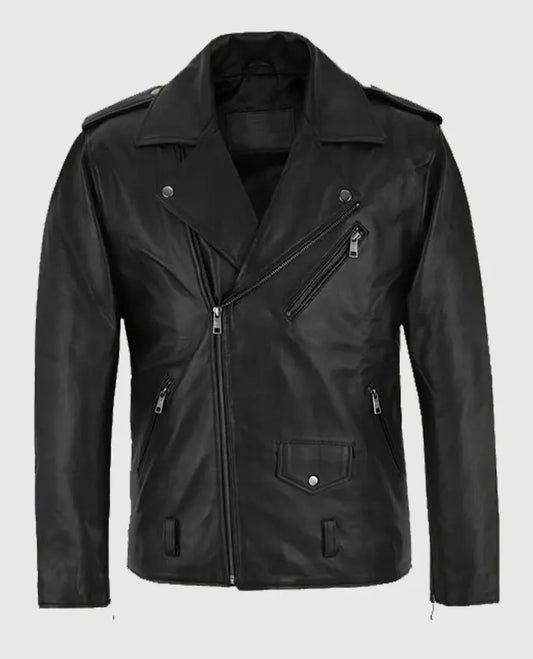 Ryan Gosling Song To Song Black Leather Jacket