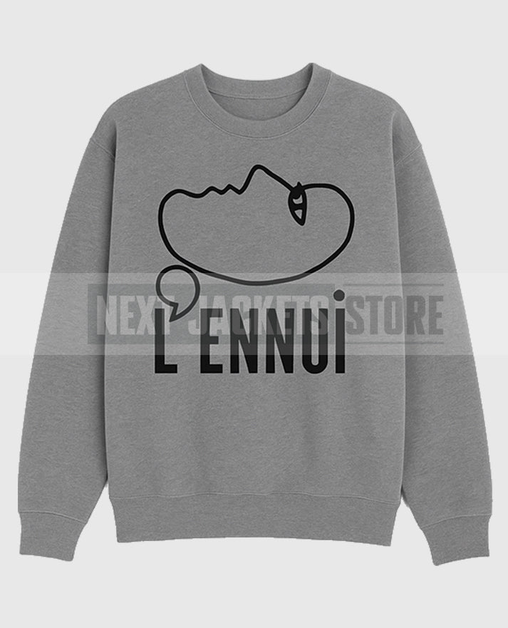 Shrinking S02 Christa Miller Grey Oversized Pullover Sweatshirt