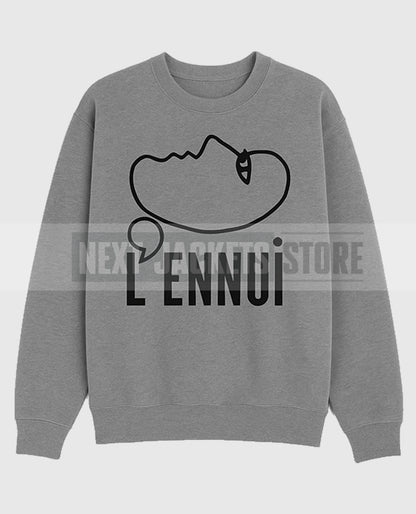 Shrinking S02 Christa Miller Grey Oversized Pullover Sweatshirt