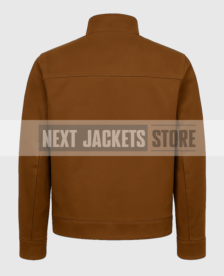 Snowfall Season 05 Peaches Brown Cotton Jacket