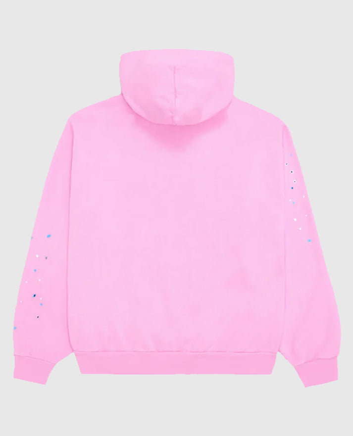 Sp5der OG Web Pink Hoodie