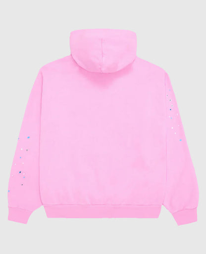 Sp5der OG Web Pink Hoodie