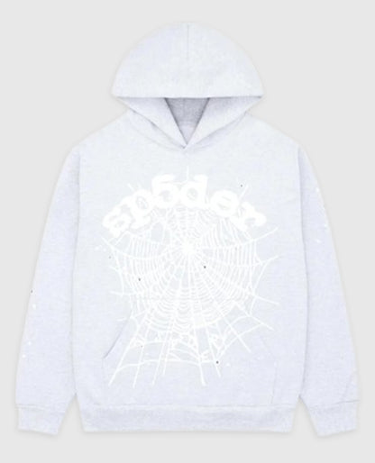 Sp5der OG Web White Hoodie