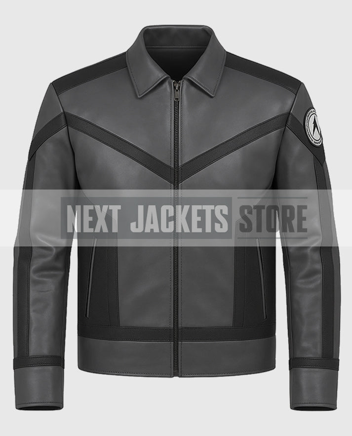 Star Trek Strange New Worlds Black Leather Jacket