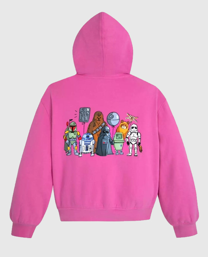 Star Wars Pink Fleece Hoodie