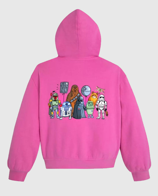 Star Wars Pink Fleece Hoodie
