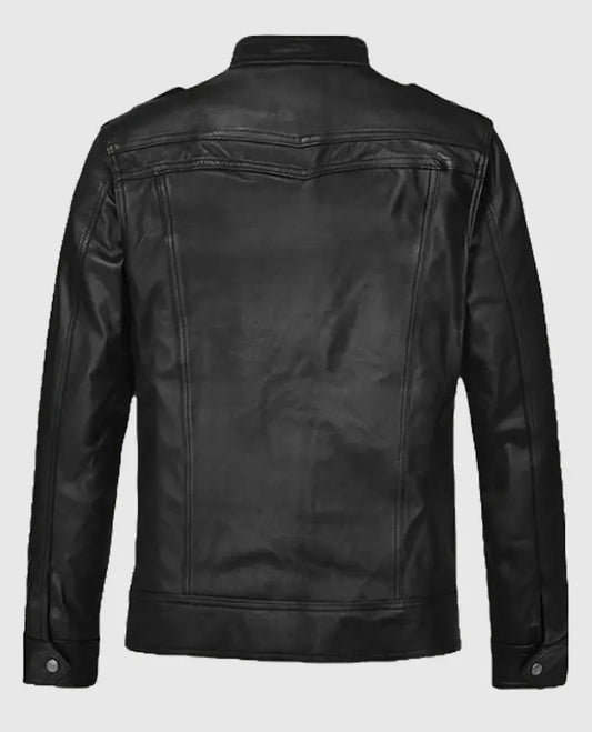 Street Style Leather Jacket For Men