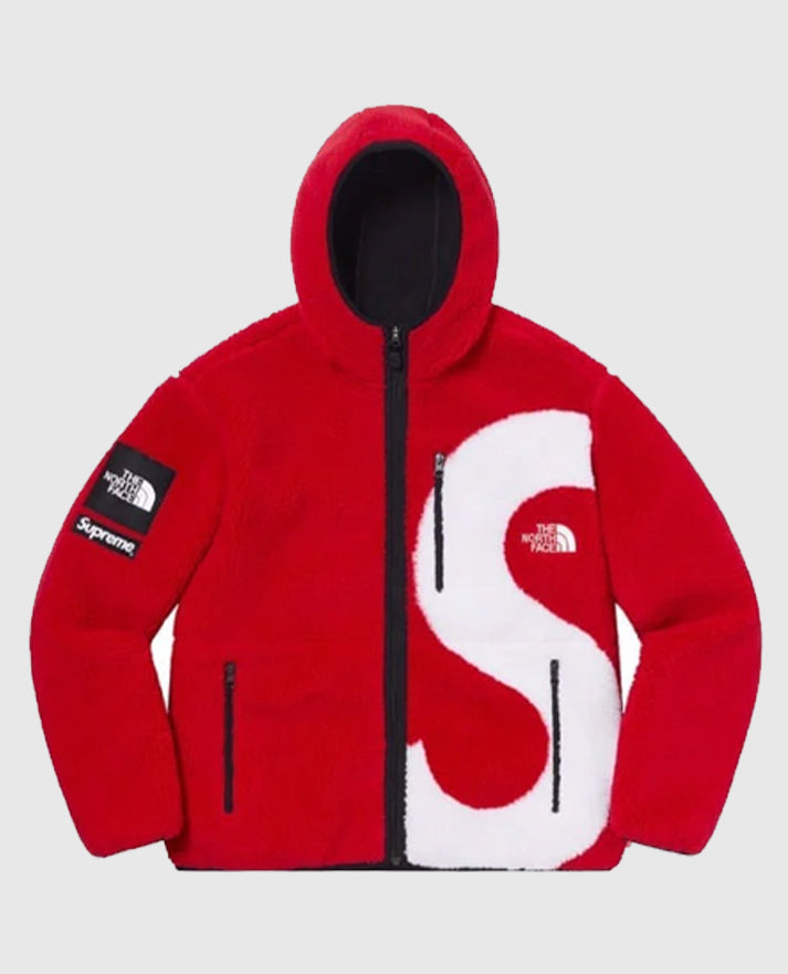 Supreme The North Face S Logo Fleece Red Jacket