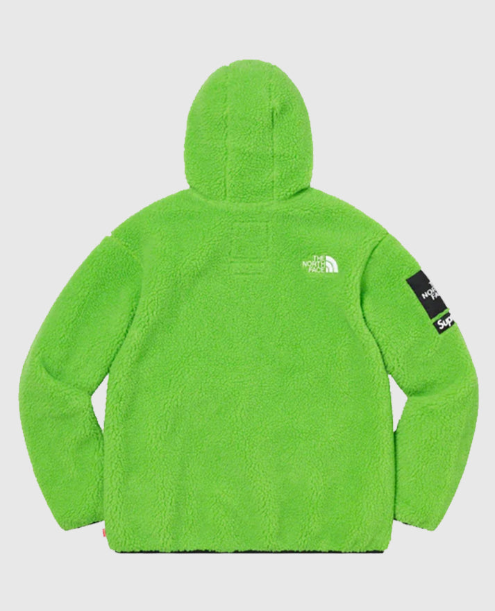 Supreme The North Face S Logo Green Fleece Jacket