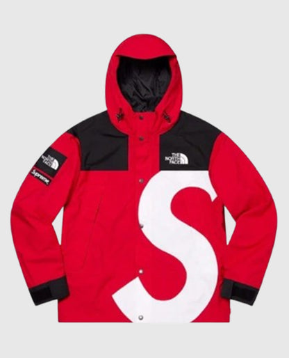 Supreme The North Face S Logo Mountain Red Nylon Jacket