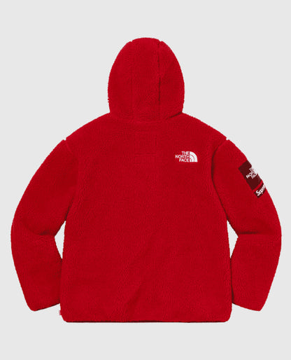 Supreme The North Face S Logo Red Fleece Jacket
