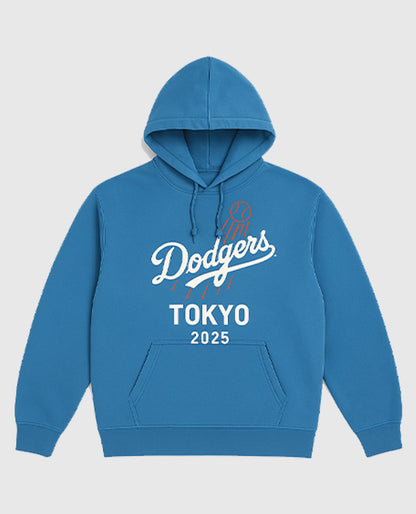 TOKYO Dodgers 2025 Blue Fleece Hoodie