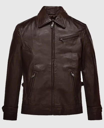 Taylor Lautner The Twilight Saga Brown Leather Jacket