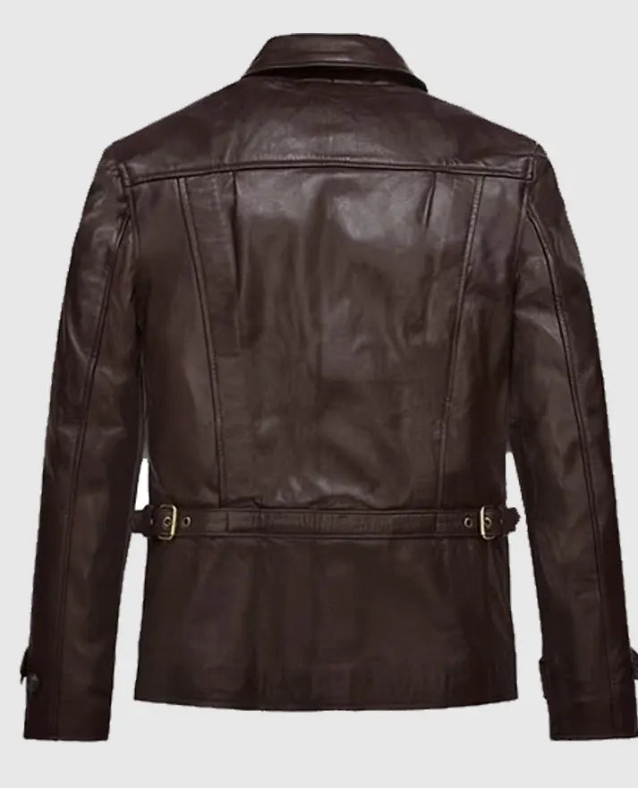 Taylor Lautner The Twilight Saga Leather Brown Jacket