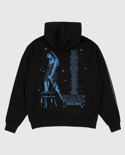Taylor Swift The Eras Tour Vigilante Live Photo Black Pullover Hoodie