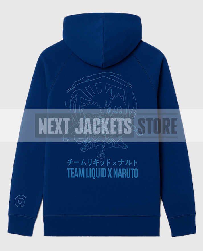 Team Liquid X Naruto 20Y Frayed Pullover Friendship Hoodie