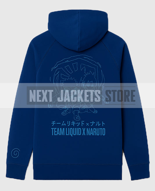 Team Liquid X Naruto 20Y Frayed Pullover Friendship Hoodie