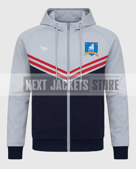 Ted Lasso Gray Track Hoodie Jacket