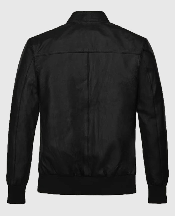 The Greatest Showman Hugh Jackman Leather Black Jacket