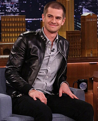The Tonight Show Andrew Garfield Leather Jacket