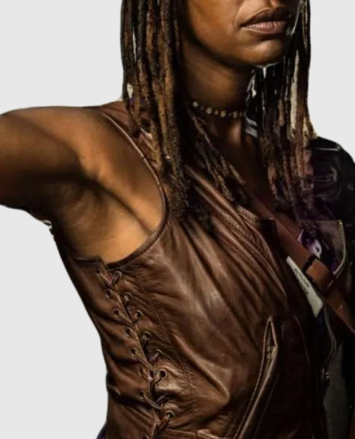 The Walking Dead Michonne Leather Vest