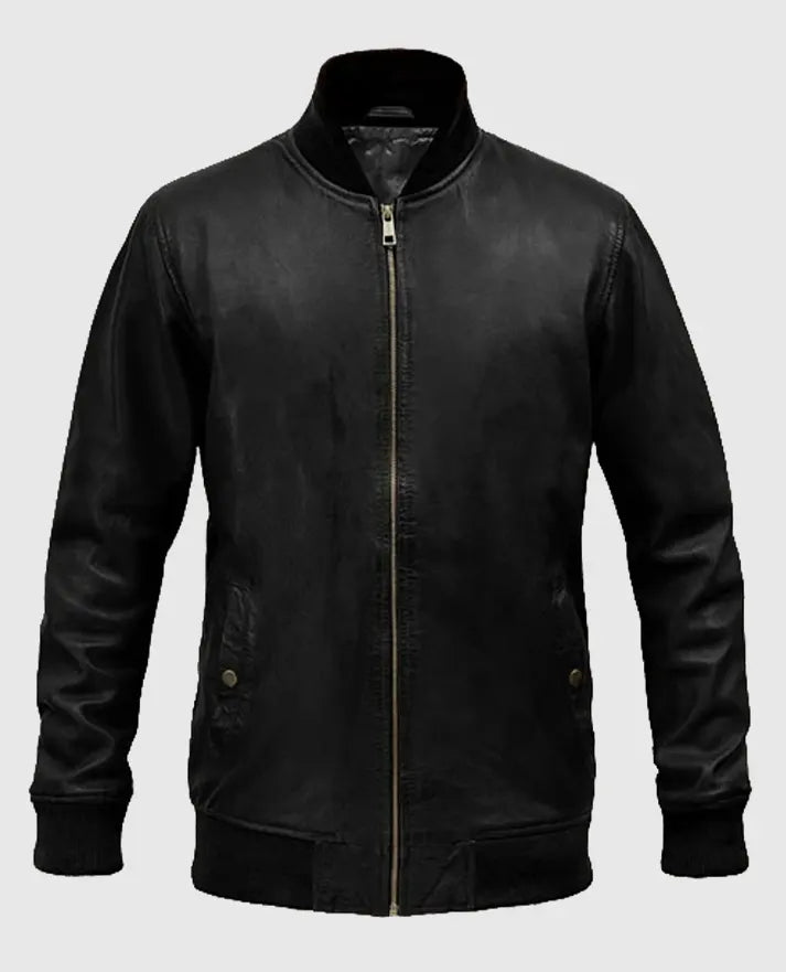 Tom Cruise Black Leather Jacket
