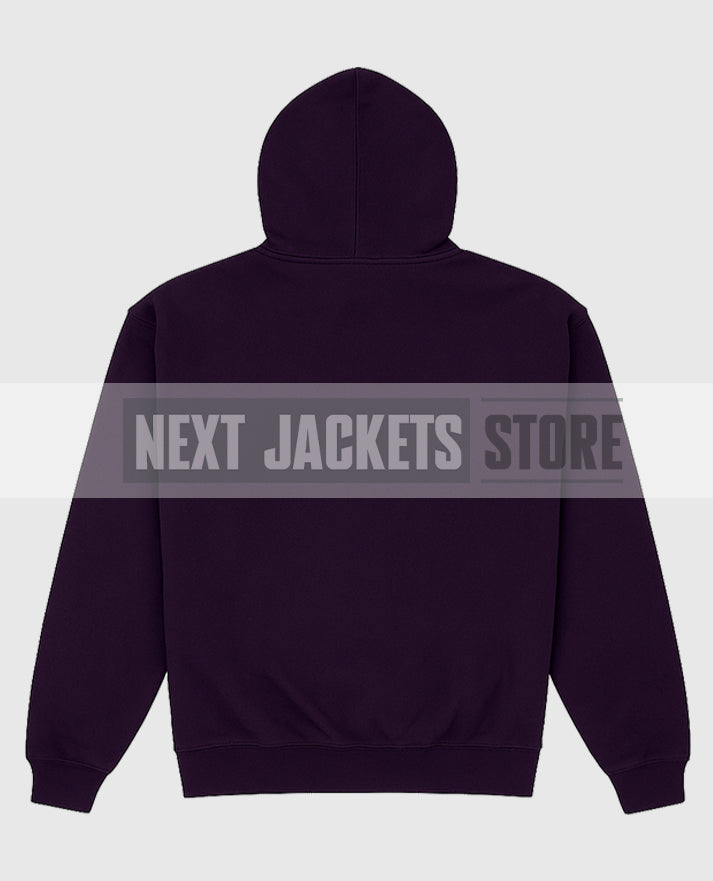 Vetements Purple Fleece Hoodie