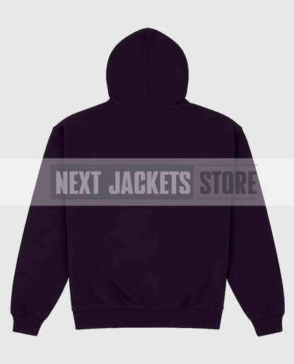 Vetements Purple Fleece Hoodie