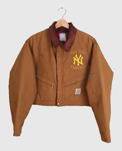 Vintage Carhartt x NY Yankees Crop Jacket
