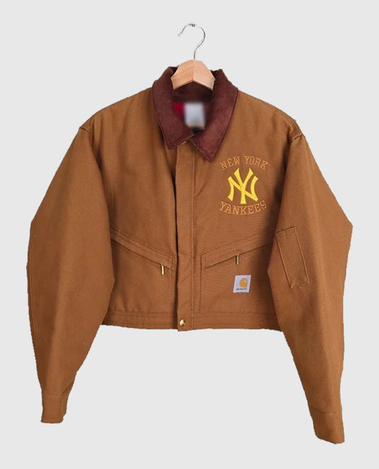 Vintage Carhartt x NY Yankees Crop Jacket