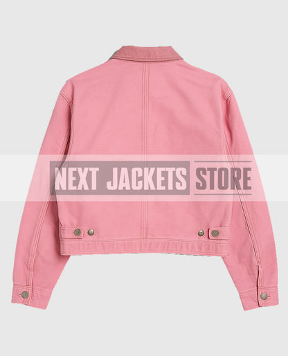 Vintage Carhartt x NY Yankees Pink Crop Jacket