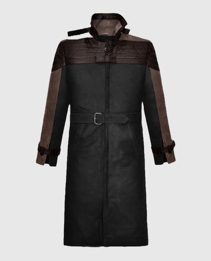 Watch Dogs 3 Legion Aiden Leather Black Trench Coat