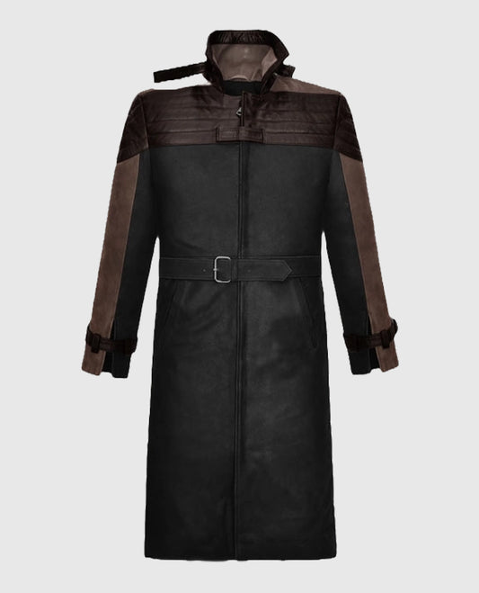 Watch Dogs 3 Legion Aiden Leather Black Trench Coat