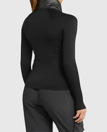 Womens Black Zella Hybrid Jacket 