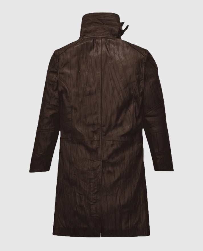 Wrinkled Ryan Gosling Blade Runner 2049 Brown Long Coat
