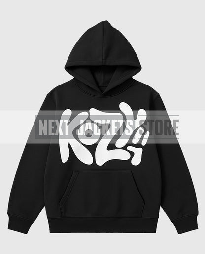 Y2K Kozy Black Fleece Hoodie