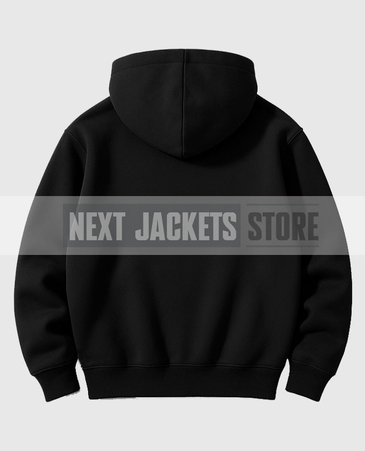 Y2K Kozy Fleece Black Hoodie