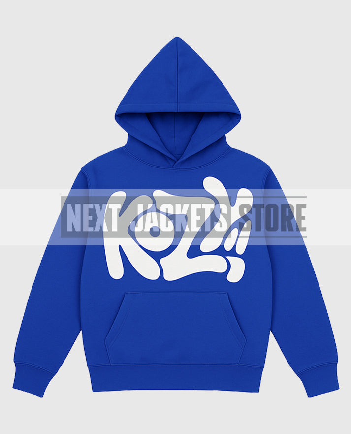 Y2K Kozy Fleece Blue Hoodie