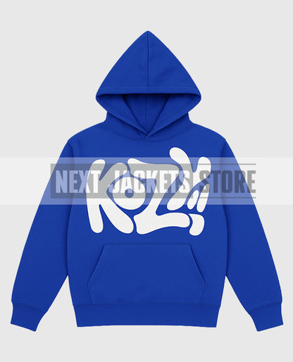 Y2K Kozy Fleece Blue Hoodie