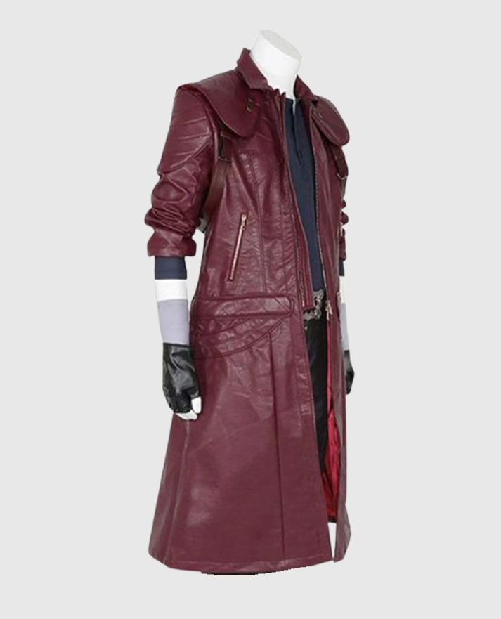 Devil May Cry 5 Dante Leather Coat | DMC 5 Dante Coat