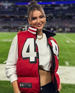 Kristin Juszczyk 49ers Puffer Vest