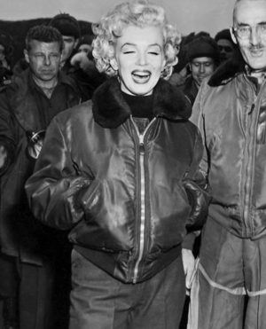 Marilyn Monroe Leather Jacket