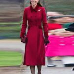 Princess Kate Middleton Red Coat