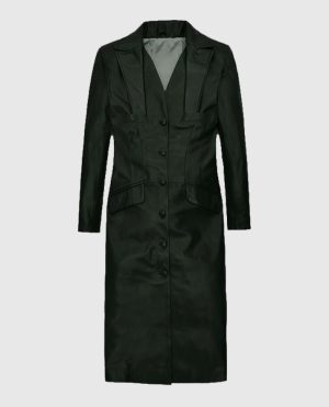 Chelsea Leather Long Coat