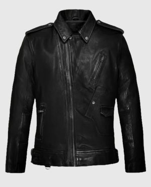 Falcon Black Rider Leather Jacket