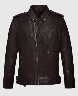 Falcon Brown Rider Leather Jacket