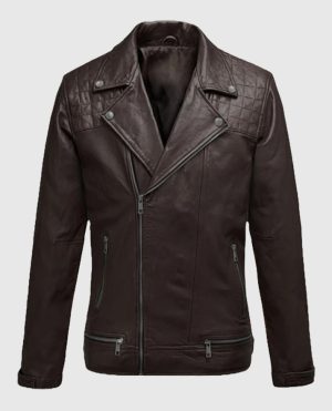 Ironwood Brown Biker Leather Jacket