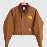 Vintage Carhartt x NY Yankees Crop Jacket