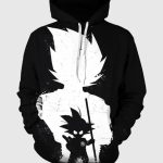 Kid Goku With Adult Goku Hoodie