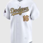 Los Angeles Dodgers 2025 White & Gold Jersey